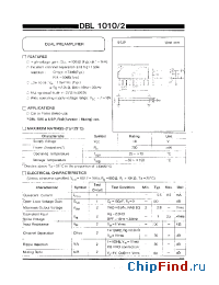 Datasheet DBL1012 производства Daewoo