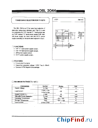 Datasheet DBL2044 manufacturer Daewoo