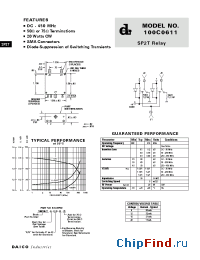 Datasheet 100C0611-18-J2-R manufacturer DAICO