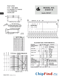 Datasheet 100C9289 manufacturer DAICO