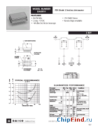 Datasheet DA0351 производства DAICO