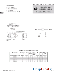 Datasheet DAMB6463-X manufacturer DAICO