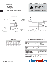 Datasheet DSWX5034 manufacturer DAICO