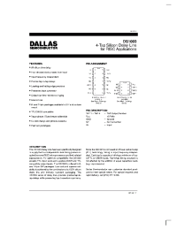 Datasheet DS1003-16 manufacturer Dallas