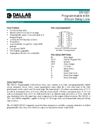 Datasheet DS1021-25 manufacturer Dallas