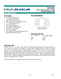 Datasheet DS1100LU-500 manufacturer Dallas