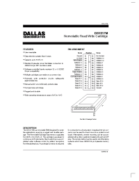 Datasheet DS1217M производства Dallas