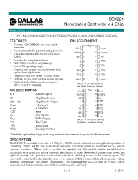 Datasheet DS1221 manufacturer Dallas