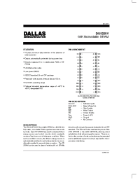 Datasheet DS1225 manufacturer Dallas