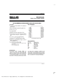 Datasheet DS1245YL-70 производства Dallas