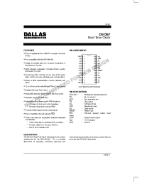 Datasheet DS1287 manufacturer Dallas