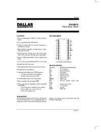 Datasheet DS1287A manufacturer Dallas