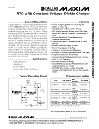 Datasheet DS12R885-33 manufacturer Dallas