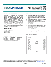 Datasheet DS1500YEN manufacturer Dallas
