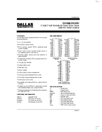 Datasheet DS1688 manufacturer Dallas