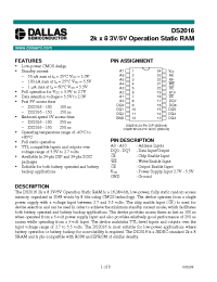 Datasheet DS2016-150 manufacturer Dallas