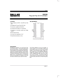 Datasheet DS2109 производства Dallas