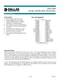 Datasheet DS2118M производства Dallas