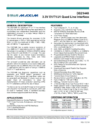 Datasheet DS21448L manufacturer Dallas