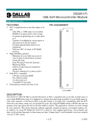 Datasheet DS2251T производства Dallas