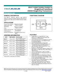Datasheet DS3172 производства Dallas