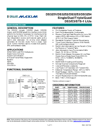 Datasheet DS3251N manufacturer Dallas