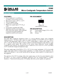 Datasheet DS60R manufacturer Dallas