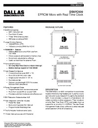 Datasheet DS87C530-ECL производства Dallas