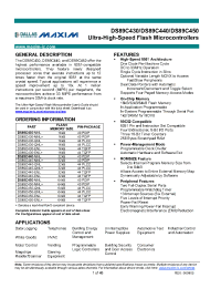 Datasheet DS89C430-MNL manufacturer Dallas