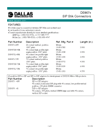 Datasheet DS9072L-40R manufacturer Dallas