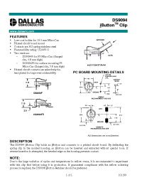 Datasheet DS9094 manufacturer Dallas