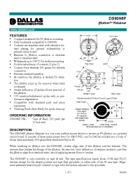 Datasheet DS9098P производства Dallas