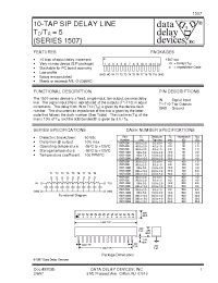 Datasheet 1507-100A manufacturer Data Delay