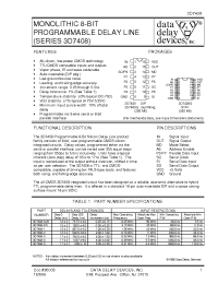 Datasheet 3D7408-0.5 manufacturer Data Delay