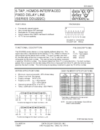Datasheet DDU222C-10 manufacturer Data Delay