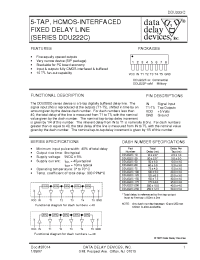 Datasheet DDU222C-200 производства Data Delay