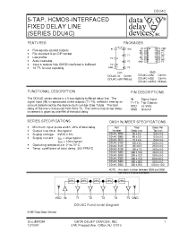Datasheet DDU4C-5060 manufacturer Data Delay