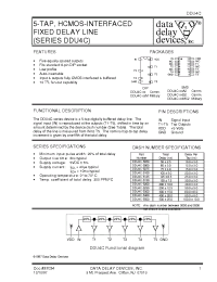 Datasheet DDU4C-xxMC2 manufacturer Data Delay