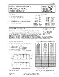 Datasheet DDU66F-12B2 manufacturer Data Delay