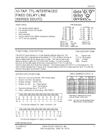Datasheet DDU7C-100MC3 manufacturer Data Delay