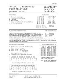 Datasheet DDU7C-400M manufacturer Data Delay