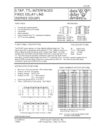 Datasheet DDU8F-5004 manufacturer Data Delay