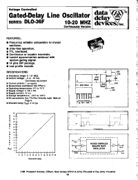 Datasheet DLO-36F manufacturer Data Delay