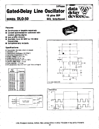 Datasheet DLO-50 manufacturer Data Delay