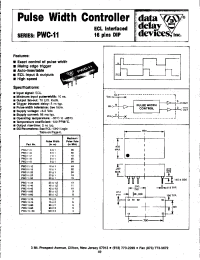 Datasheet PWC-11-25 manufacturer Data Delay