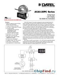Datasheet ACA5-20PC-X-DC1 manufacturer Datel