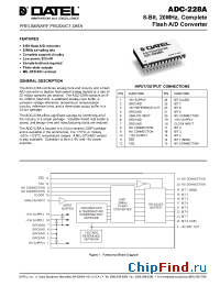 Datasheet ADC-228A manufacturer Datel