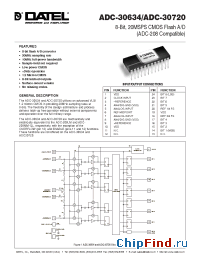 Datasheet ADC-30634-30720 manufacturer Datel