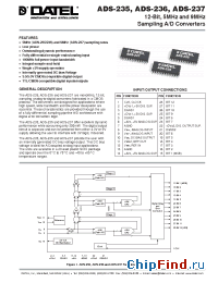 Datasheet ADS-236 manufacturer Datel