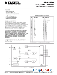 Datasheet ADS-238Q manufacturer Datel